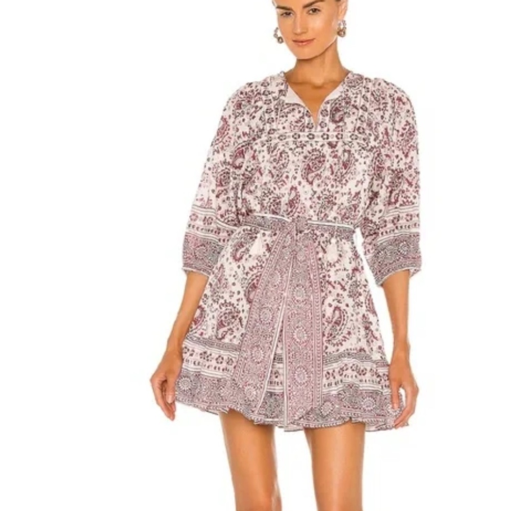 Cleobella Magdalena Paisley Mini Dress Size‎ Large